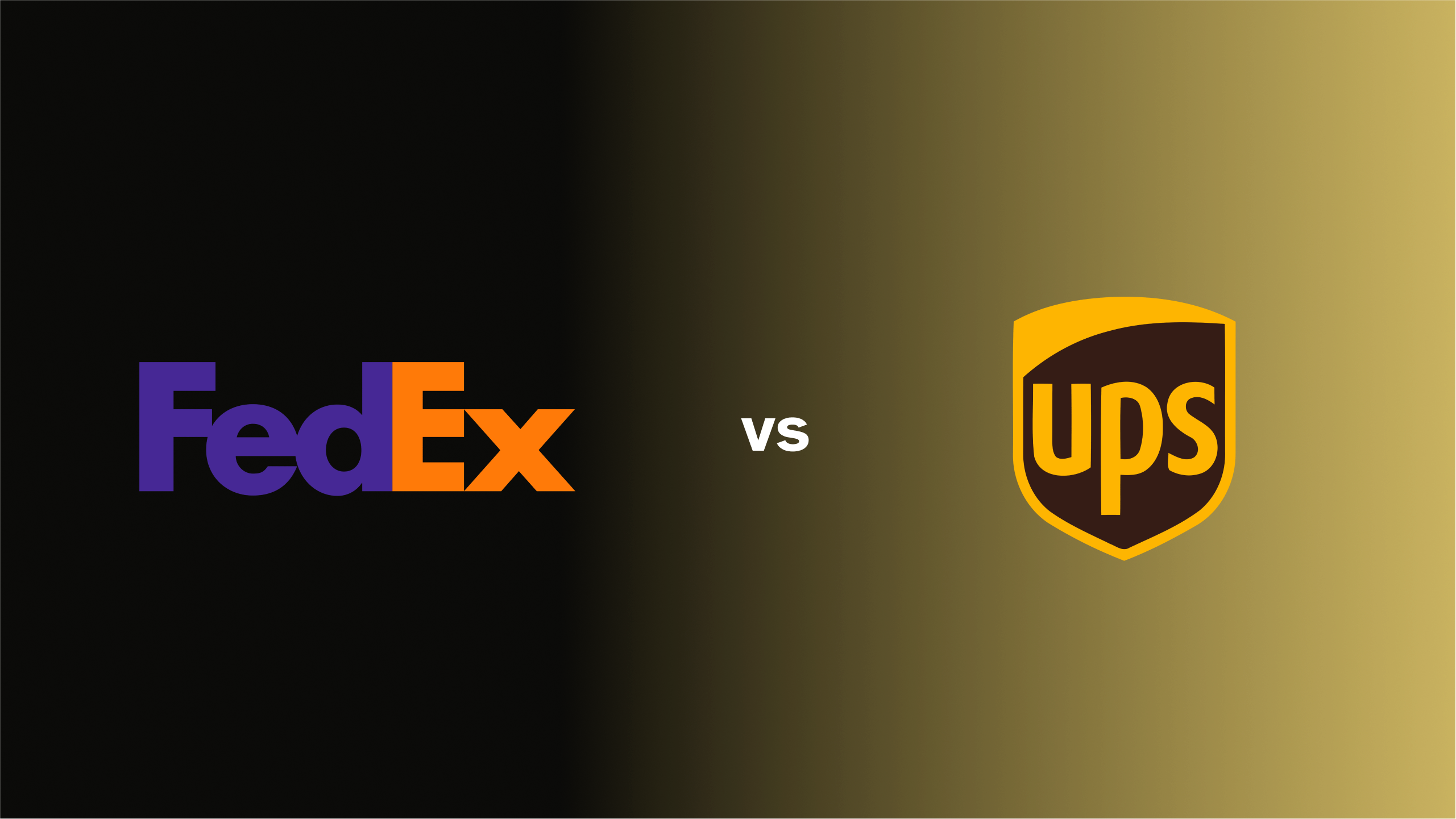 FedEx and UPS logos banner image